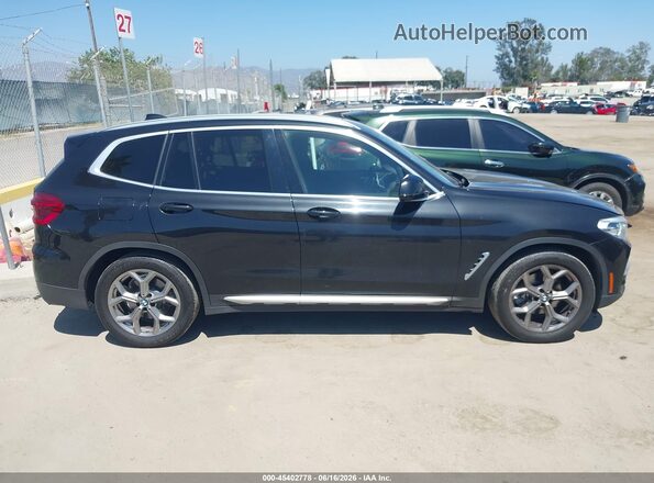 5UXTY3C03M9G70793 2021 BMW X3 Black Vista interior trasera