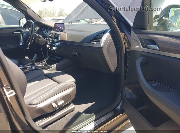 5UXTY3C03M9G70793 2021 BMW X3 Black Vista interior delantera
