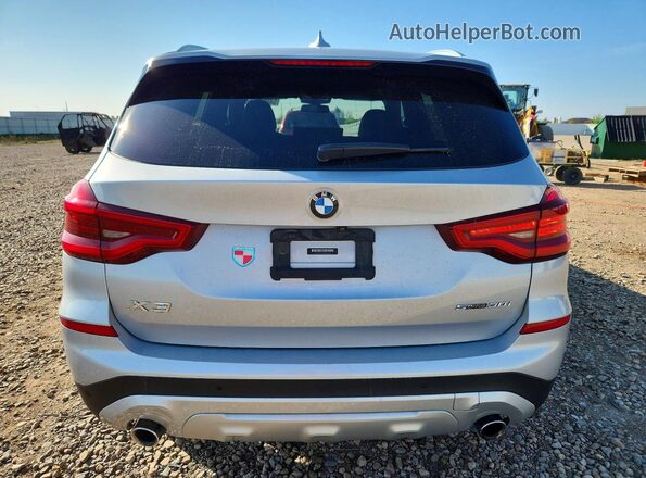 5UXTY3C03M9H21922 2021 BMW X3 Silver Вид ззаду