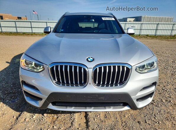 5UXTY3C03M9H21922 2021 BMW X3 Silver Вид спереду