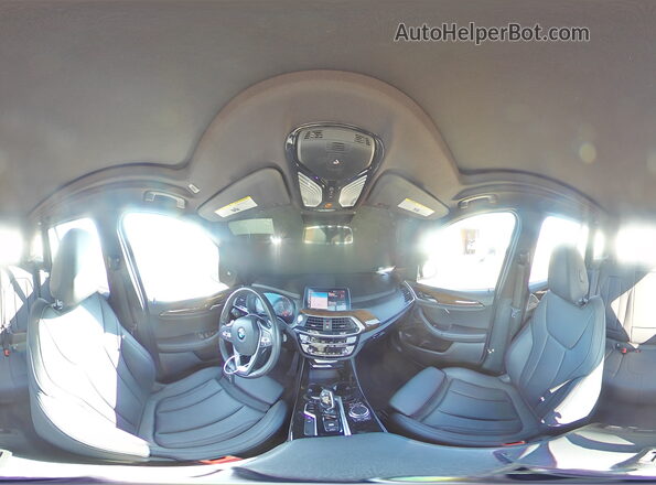 5UXTY3C03M9H21922 2021 BMW X3 Silver Панорамний вид салону 360°
