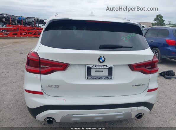 5UXTY3C03M9H28062 2021 BMW X3 White 