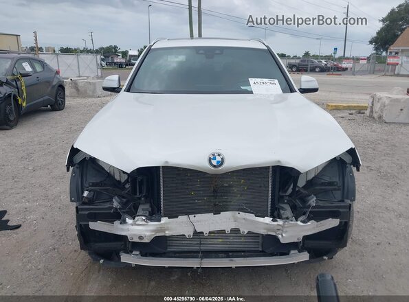 5UXTY3C03M9H28062 2021 BMW X3 White Instrument cluster view