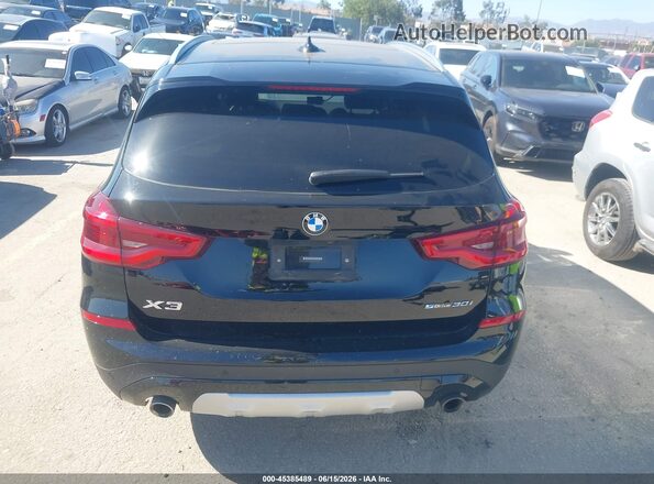 5UXTY3C03M9H51194 2021 BMW X3 Черный 
