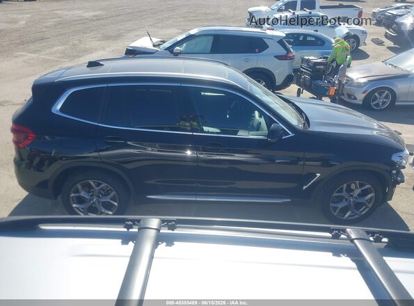 5UXTY3C03M9H51194 2021 BMW X3 Черный Панорамный вид салона 360°