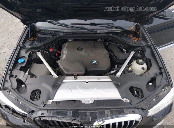 5UXTY3C03M9H98855 2021 BMW X3 Черный Вид сзади