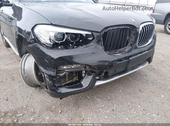 5UXTY3C03M9H98855 2021 BMW X3 Черный Вид спереди