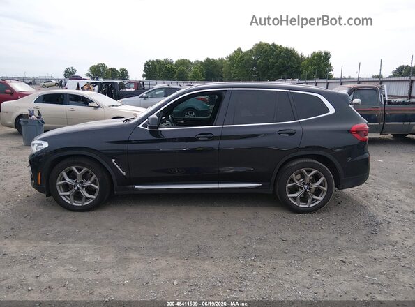 5UXTY3C03M9H98855 2021 BMW X3 Черный Панорамный вид салона 360°