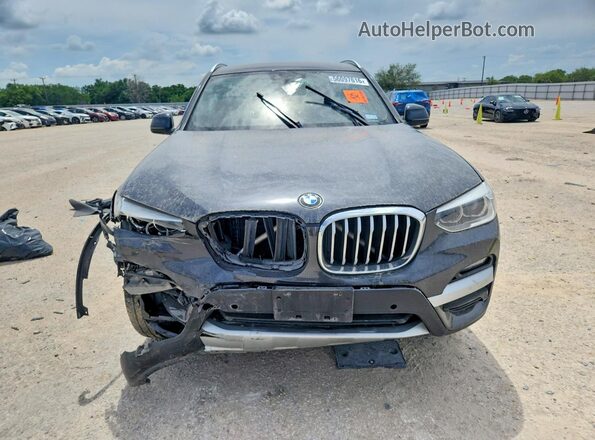 5UXTY3C04L9D63079 2020 BMW X3 Black 