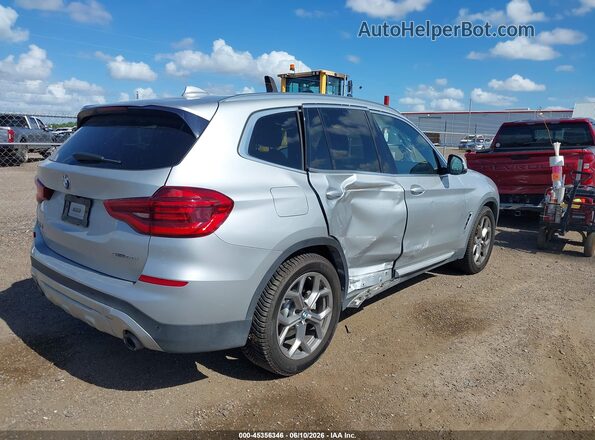 5UXTY3C04L9D67861 2020 BMW X3 Silver წინა ხედი