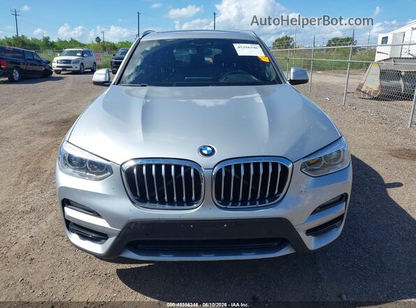 5UXTY3C04L9D67861 2020 BMW X3 Silver ხელსაწყოთა პანელის ხედი