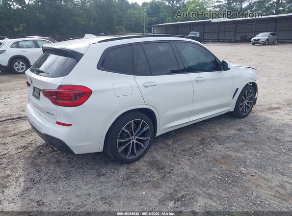 5UXTY3C04LLU71699 2020 BMW X3 White Задня права чверть