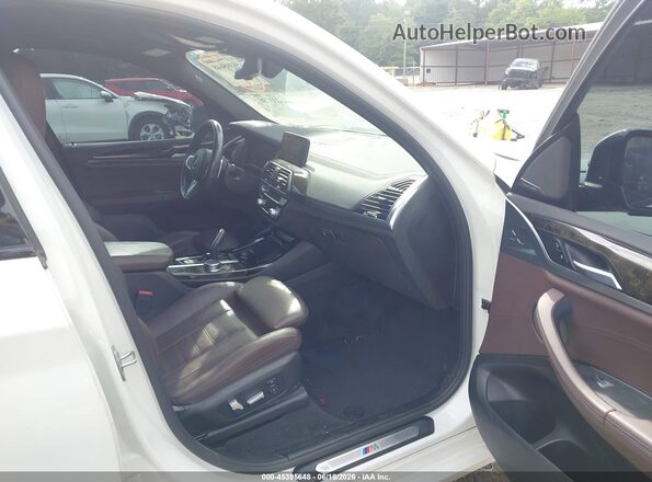 5UXTY3C04LLU71699 2020 BMW X3 White Вид салону спереду