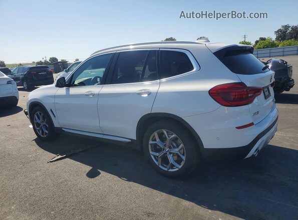 5UXTY3C04M9F43311 2021 BMW X3 White 