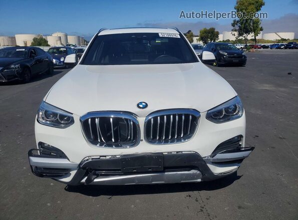 5UXTY3C04M9F43311 2021 BMW X3 White 
