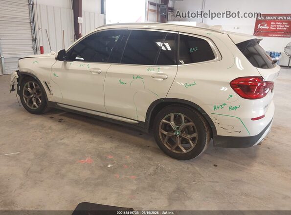 5UXTY3C04M9F50291 2021 BMW X3 White Задня ліва чверть