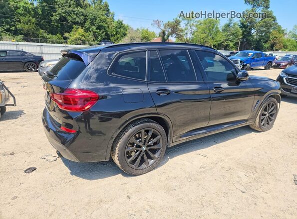 5UXTY3C04M9F70315 2021 BMW X3 Black Հետևի աջ