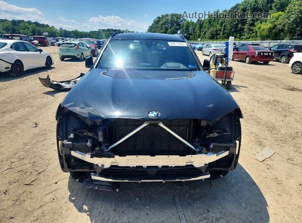 5UXTY3C04M9F70315 2021 BMW X3 Black Դիմացի տեսք