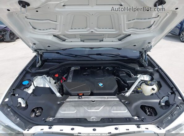 5UXTY3C05L9D67982 2020 BMW X3 White Vista trasera