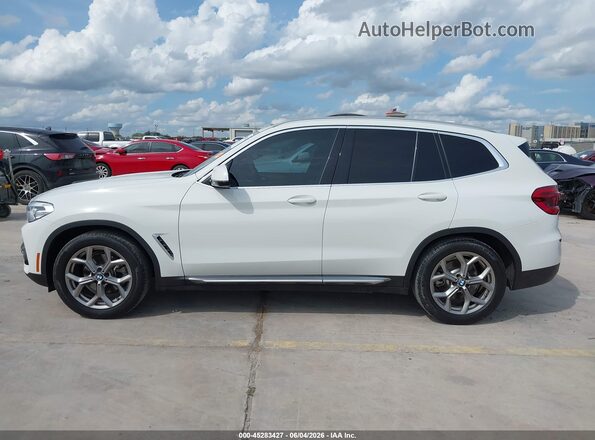 5UXTY3C05L9D67982 2020 BMW X3 White Vista interior de 360 grados