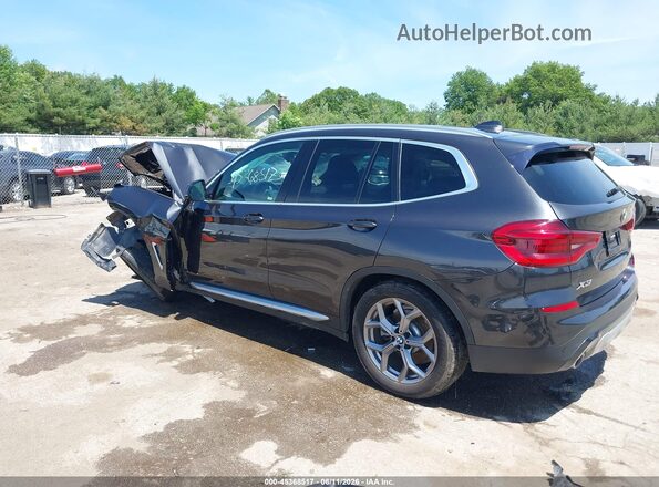 5UXTY3C05L9D68159 2020 BMW X3 Black Trasero izquierdo
