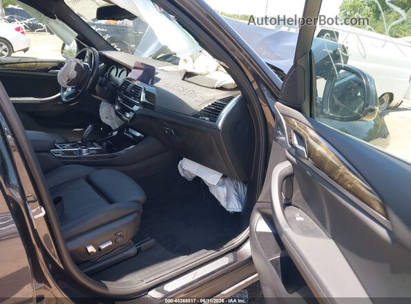 5UXTY3C05L9D68159 2020 BMW X3 Black Vista interior delantera