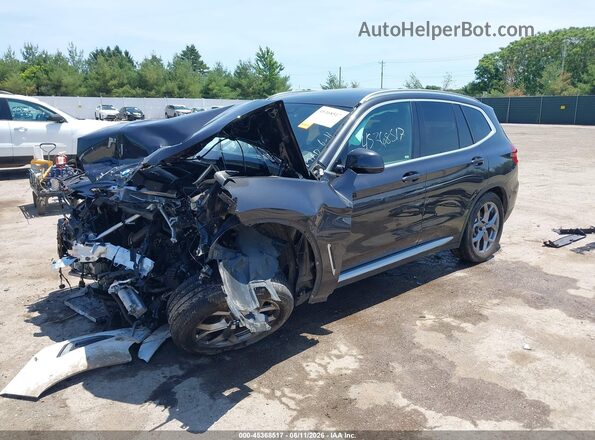 5UXTY3C05L9D68159 2020 BMW X3 Black Vista tres cuartos delantera izquierda