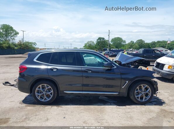 5UXTY3C05L9D68159 2020 BMW X3 Black Vista interior de 360 grados