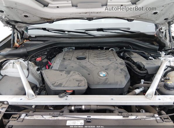 5UXTY3C05M9D79213 2021 BMW X3 White უკანა ხედი
