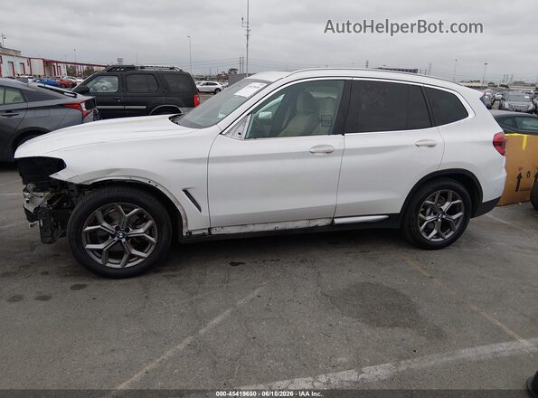 5UXTY3C05M9D79213 2021 BMW X3 White 