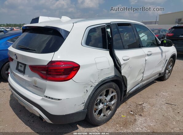 5UXTY3C06L9C60696 2020 BMW X3 White Tył prawy
