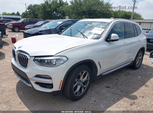 5UXTY3C06L9C60696 2020 BMW X3 White Przód lewy