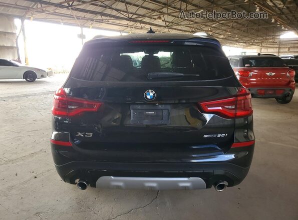 5UXTY3C06LLU72076 2020 BMW X3 Black Հետևի տեսք