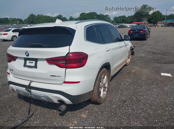 5UXTY3C06M9E33375 2021 BMW X3 White Հետևի աջ