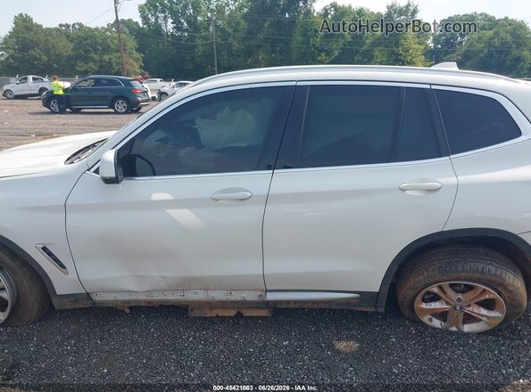 5UXTY3C06M9E33375 2021 BMW X3 White Սալոնի 360 աստիճան տեսք
