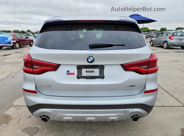 5UXTY3C06M9G76989 2021 BMW X3 Silver Rear view