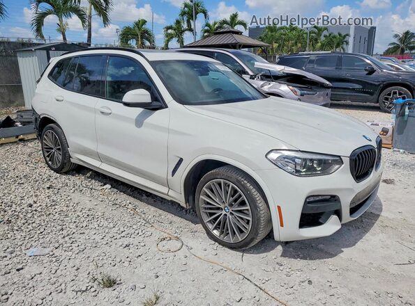 5UXTY3C06M9H95657 2021 BMW X3 Белый 