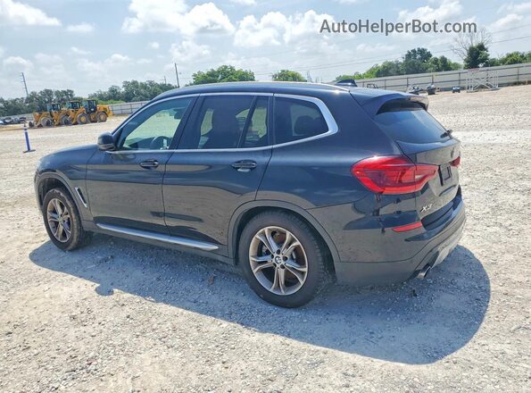 5UXTY3C07M9H38092 2021 BMW X3 Black უკანა მარცხენა