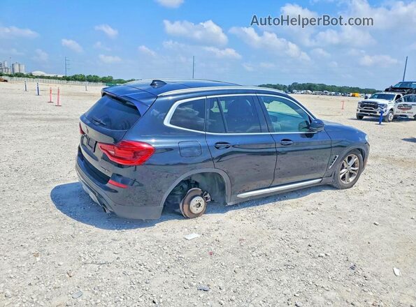 5UXTY3C07M9H38092 2021 BMW X3 Black უკანა მარჯვენა