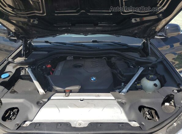 5UXTY3C07M9H38092 2021 BMW X3 Black უკანა სალონის ხედი