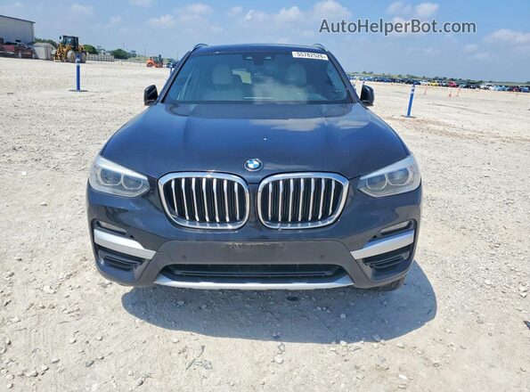5UXTY3C07M9H38092 2021 BMW X3 Black წინა ხედი