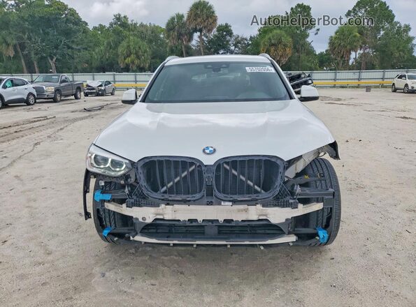 5UXTY3C08M9H42751 2021 BMW X3 White 