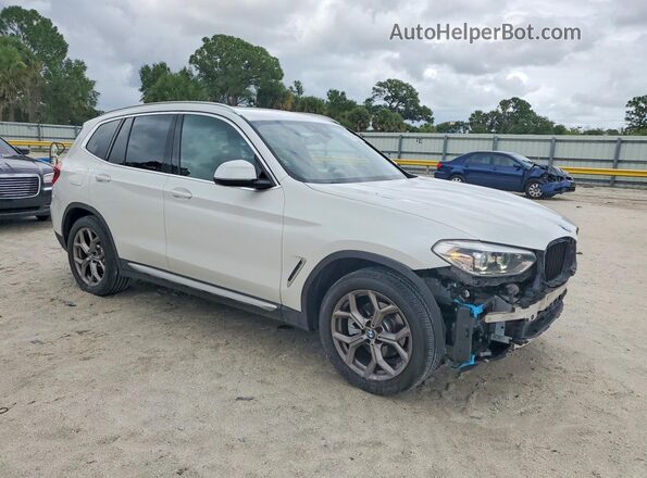 5UXTY3C08M9H42751 2021 BMW X3 White 