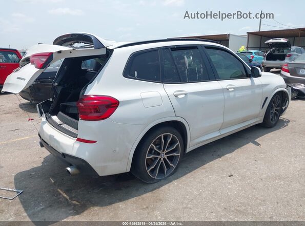 5UXTY3C09M9F22891 2021 BMW X3 White Rear right