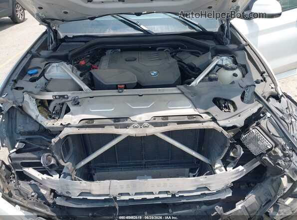 5UXTY3C09M9F22891 2021 BMW X3 White Rear view