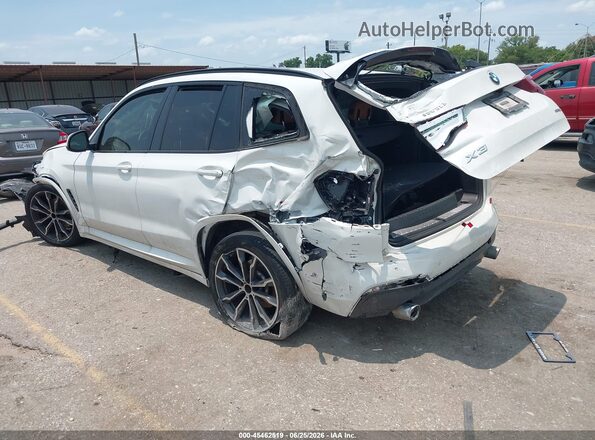 5UXTY3C09M9F22891 2021 BMW X3 White Rear left
