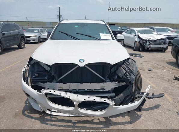 5UXTY3C09M9F22891 2021 BMW X3 White Instrument cluster view