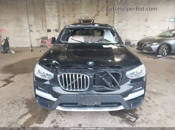 5UXTY3C0XLLU71299 2020 BMW X3 Black Instrument cluster view
