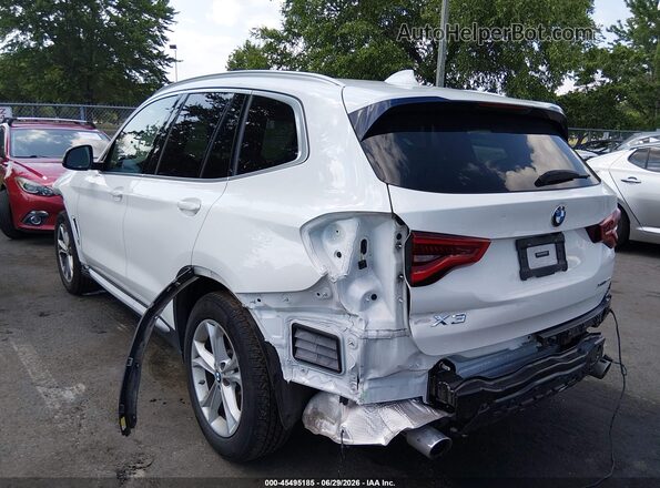 5UXTY5C00L9B29887 2020 BMW X3 White Задня ліва чверть