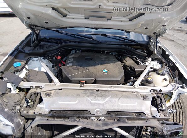 5UXTY5C00L9B29887 2020 BMW X3 White Вид ззаду